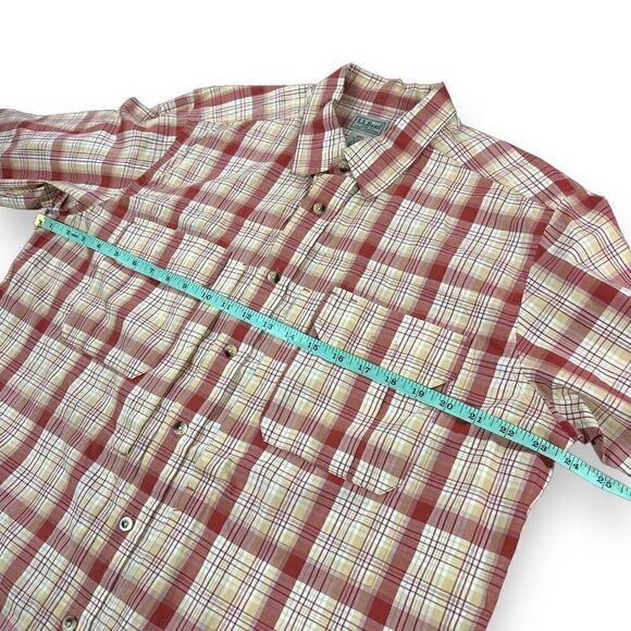 LL Bean Shirt‎ Mens Large L Plaid Long Sleeve Button Down - Picture 7 of 9